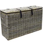 Kussenbox middel 151x51xH95 cm naturel rotan, Ophalen of Verzenden, Nieuw