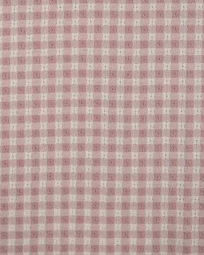 Jacquard Ruit Dusty Roze, Hobby en Vrije tijd, Stoffen en Lappen, Roze, Nieuw
