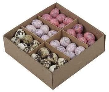 Kwarteleitjesmix pink doos 72 stuks uitgeblazen voor, Ophalen of Verzenden, Nieuw