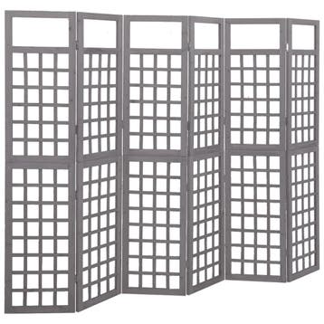 vidaXL Kamerscherm/trellis met 6 panelen 242,5x180 cm, Verzenden, Nieuw
