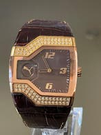 Puma Dames armband rosegoud met strass, Sieraden, Tassen en Uiterlijk, Horloges | Dames, Verzenden, Zo goed als nieuw