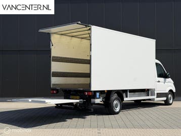 MAN TGE 3.140 2.0 TDI 140PK Bakwagen Laadklep Airco Crafter, Stof, Gebruikt, MAN, Wit