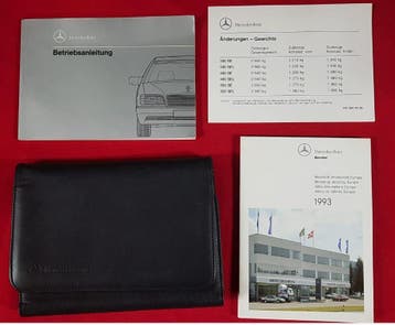 1993 MERCEDES BENS S KLASSE W140 INSTRUCTIEBOEKJE MAP DUITS, Verzenden