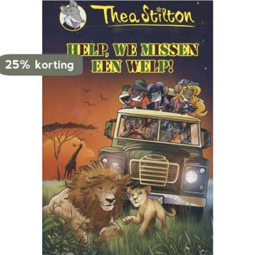 Thea Stilton 16 - Help, we missen een welp! - Thea Stilton, Verzenden, Gelezen, Thea Stilton