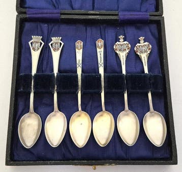 Karl Fischer of Pforzheim - Lepel (6) - souvenir lepeltjes