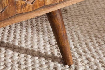 Massieve salontafel MYSTIC LIVING 100cm Sheesham naturel 3D, Ophalen of Verzenden, Nieuw