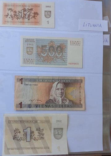 Wereld. - 220 banknotes - including duplicates - various