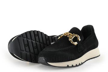 Manfield Loafers in maat 39 Zwart, Verzenden, Zwart, Overige typen, Zo goed als nieuw