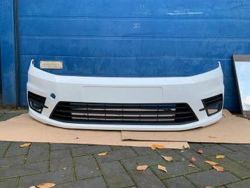 Geschikt voor Caddy 2015+ voorbumper Wit LB9A, Verzenden, Nieuw