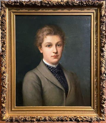 Jean Benner (1836-1906) - Ritratto di giovane
