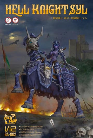 BORDER BA002 HELL KNIGHT SYL 1/12, Hobby en Vrije tijd, Wargaming, Nieuw