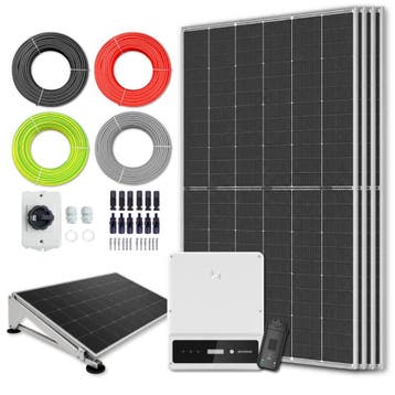 Zonnepanelen Pakket Platdak 2.2 kW 4x 560Wp, Ophalen of Verzenden, Nieuw