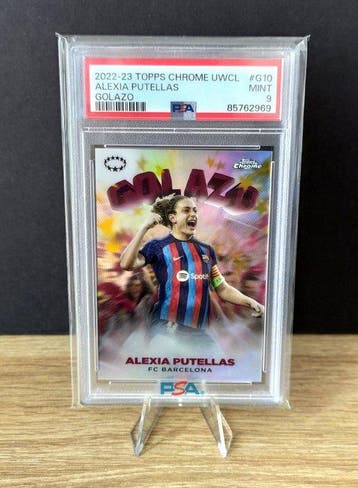 Topps Chrome Ucl Alexia Putellas Golazo - PSA Graded card, Nieuw