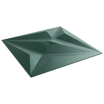 vidaXL Wandpanelen 24 st 50 x 50 cm Ster Groen XPS Schuim, Verzenden, Nieuw