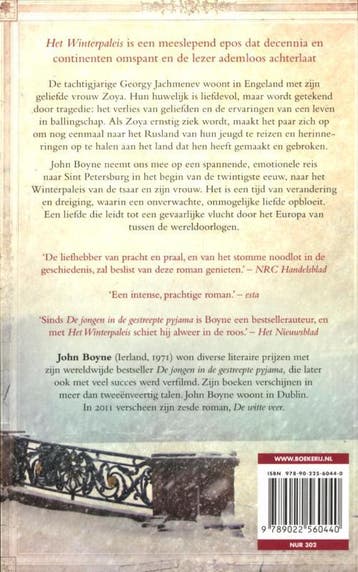 Het winterpaleis 9789022560440 John Boyne, Verzenden, Gelezen, John Boyne