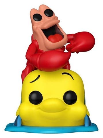 Disney POP! Vinyl Figure : TLM S3- Sebastian & Flounder 9 cm, Ophalen of Verzenden, Nieuw
