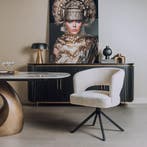 !!Ruim Aanbod Industriele Eetkamerstoelen Gratis Bezorging!!, Ophalen of Verzenden, Nieuw, Leer, Landelijk Industrieel Hotel Chique Romantisch Japandi Modern