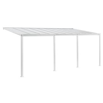 Terrasdak / Overkapping - Borneo - 6 x 3 m - Wit, Tuin en Terras, Overkappingen, Verzenden, Nieuw