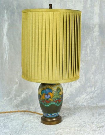 Art Deco Gouda, Holland - Tafellamp - Keramiek, Textiel,, Antiek en Kunst