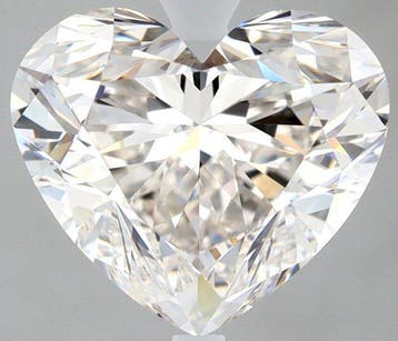 1 pcs Diamant (Natuurlijk) - 3.00 ct - Hart - G - VVS1 -, Nieuw