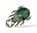 Broche - 14 karaat Geel goud, Keizerlijk Russisch Tijdperk