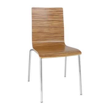 Bolero stoel met vierkante rug eiken - (4 stuks), Verzenden, Nieuw in verpakking