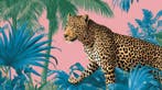 CREATIVE_HUB - Leopard in a blue foresta