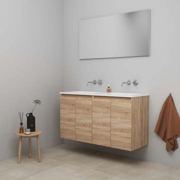 On-Line Badkamermeubelset - 120 cm - Bouwpakket - Greeploos, Ophalen of Verzenden, Nieuw