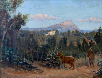 Etienne Mein (1865-1938) - La Sainte Victoire à Aix en