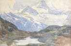Raffaele De Grada (1885-1957) - Paesaggio alpino