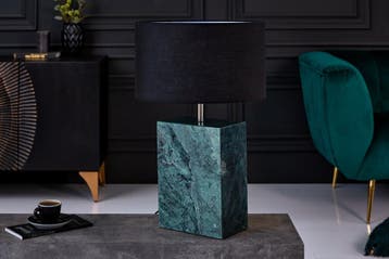 Tafellamp NOBLE 35 cm voet marmergroen zonder lampenkap -, Ophalen of Verzenden, Nieuw