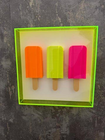 KIRAS - 3 FLAVORS, Antiek en Kunst, Kunst | Schilderijen | Modern