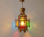 Lamp - Hanglamp in Granada-stijl, lantaarn - Verguld messing