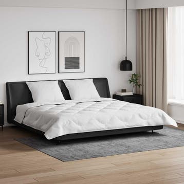vidaXL Winter Dekbed met kussen 3 pcs Wit Microvezel, Verzenden, Nieuw, Wit
