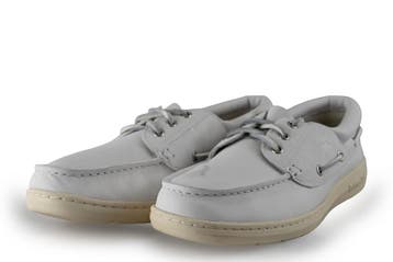 Timberland Bootschoenen in maat 43 Wit, Kleding | Heren, Verzenden, Boots, Zo goed als nieuw, Wit