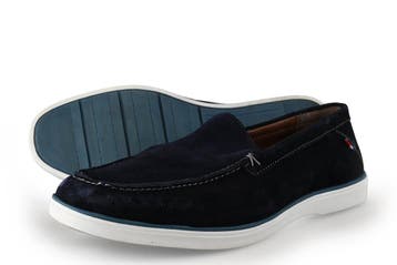 Memphis One Loafers in maat 43 Blauw, Kleding | Heren, Loafers, Zo goed als nieuw, Memphis One, Verzenden