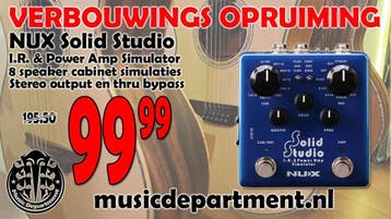NUX Solid Studio Amp/Cab Simulator | VERBOUWINGSOPRUIMING, Nieuw, Overige typen