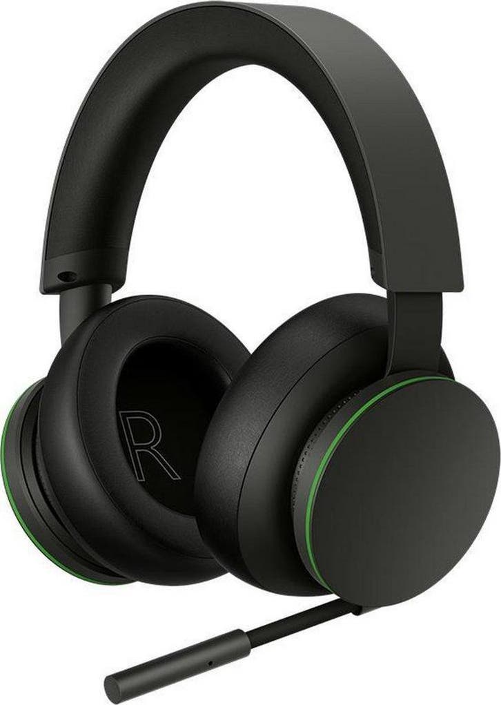 Microsoft Xbox Wireless Headset - Zwart/Groen Xbox One, Spelcomputers en Games, Spelcomputers | Xbox | Accessoires, Zo goed als nieuw