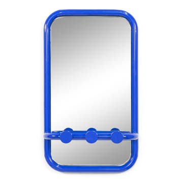 Spinder Design Retro spiegel 60x35 cm - ultramarine, Verzenden, Nieuw