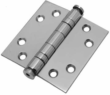Kogellagerscharnier 7676 mm rechte hoek rvs gepolijst, Verzenden, Nieuw