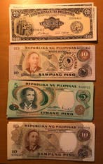 Filipijnen. - 40 Banknotes - various dates - Pick 149a,