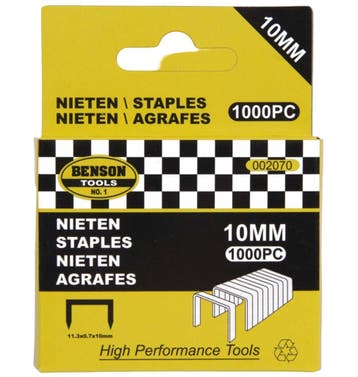 Nietjes - 1000 Stuks - 11.3mm X 0.7mm X 10mm - Nieten - Bens, Ophalen of Verzenden