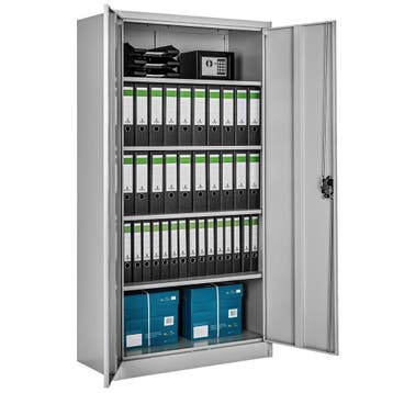 Archiefkast Blain met 5 planken 40x80x180cm - grijs, Verzenden, Nieuw