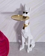 HOND ORY MET DIENBLAD CM 27X51X74, Huis en Inrichting, Ophalen of Verzenden, Nieuw