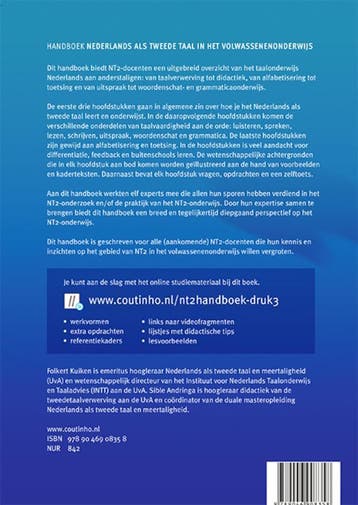 Handboek Nederlands als tweede taal in het, Verzenden, Gelezen, Folkert Kuiken