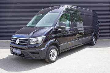 Volkswagen Crafter 140pk L4H3/L3H2 Trekhaak Airco Cruise con, Stof, Gebruikt, Euro 6, Volkswagen