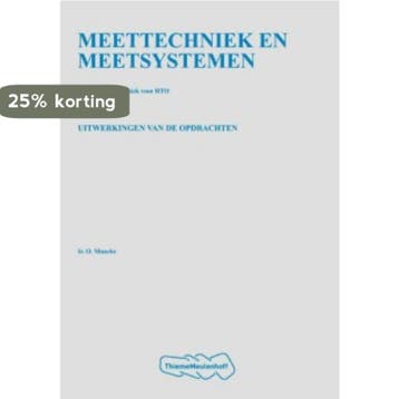 Meettechniek en meetsystemen / Uitwerkingen 9789055744114, Boeken, Verzenden, Gelezen, O. Manche