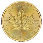 1 Troy Ounce - Goud .999 - Random Years Goldmünze Maple Leaf
