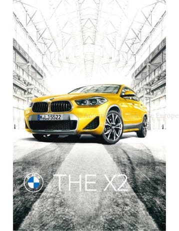 2020 BMW X2 BROCHURE NEDERLANDS, Nieuw, BMW, Author