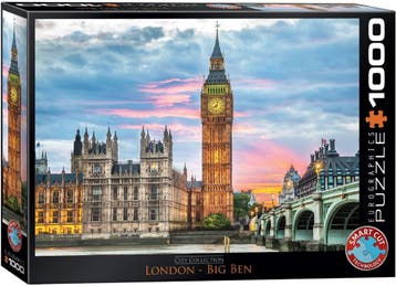 London Big Ben Puzzel (1000 stukjes) | Eurographics -, Verzenden, Nieuw